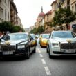Düğün konvoyu VIP araçlar