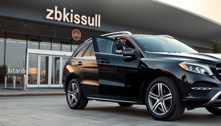 İstanbul havalimanı vip transfer için lüks SUV araç