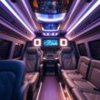 Lüks Mercedes Sprinter VIP minibüs iç tasarım