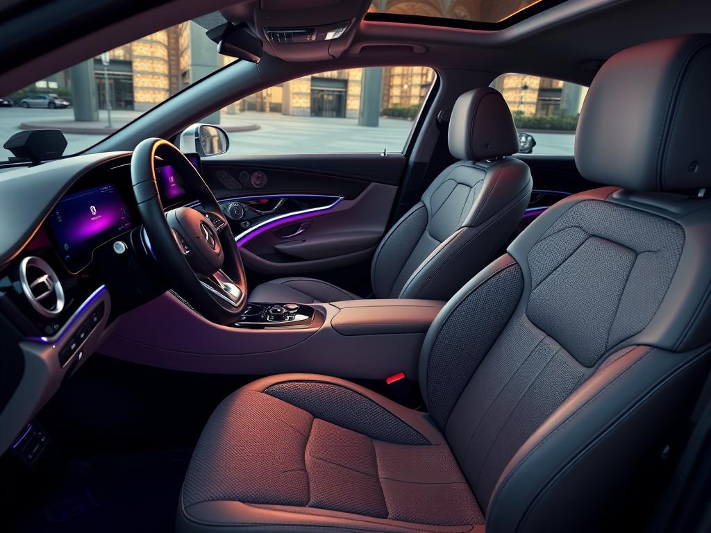 Mercedes araç iç tasarım ve konfor özellikleri
