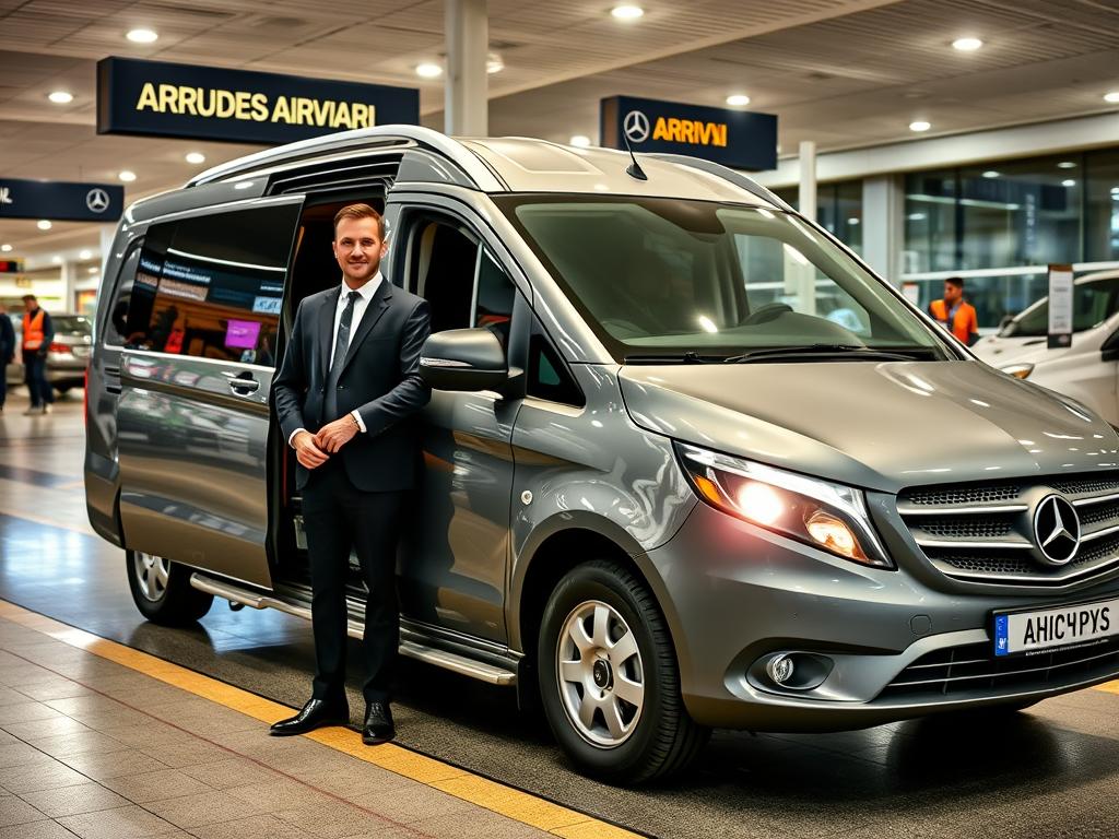 VIP havalimanı transferleri için Mercedes kiralama