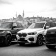 İstanbul'da SUV araç kiralama hizmeti sunan lüks SUV araçlar