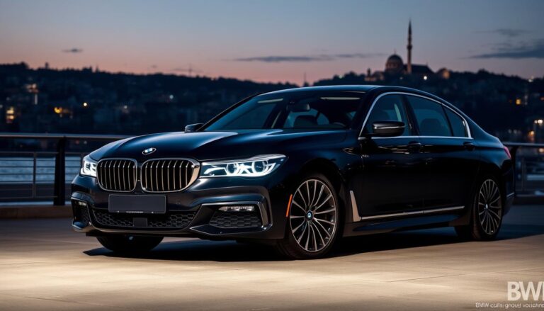 İstanbul'da kiralık BMW 7 Serisi VIP lüks araç