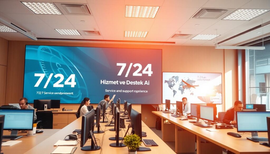 7/24 hizvet ve destek ağı
