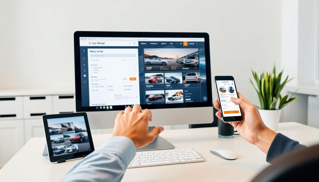 online araç kiralama süreci